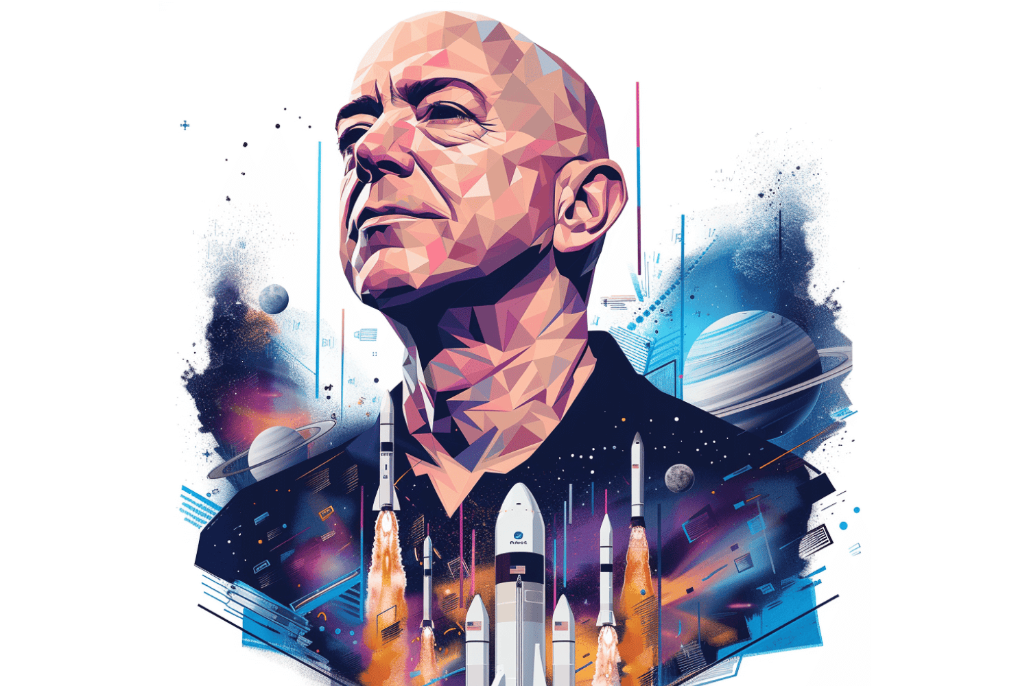 Building the future or colonizing space. The story of Blue Origin from the founder of Amazon.